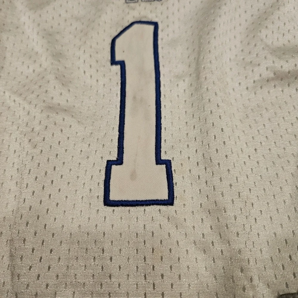 Kids UK Wildcats‎ Football Jersey Nike Team 12M White Blue Number 1